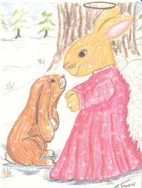 Stationary cards from The Hungry Little Bunny