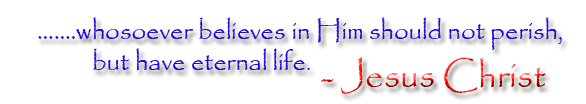 ...so must the Son of man be lifted up; that whoever believes in him should not perish, but have eternal life. - John 3:14-15